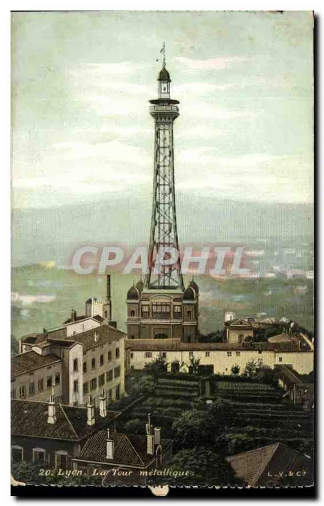 Lyon. A Torre Metálica — vista panorâmica — L.V.&C°, n°20 - Frente