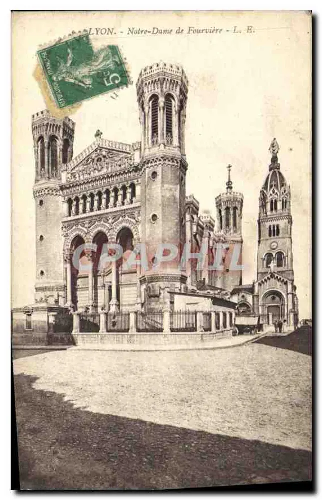 LYON - Notre-Dame de Fourvière - L. E. - Frente