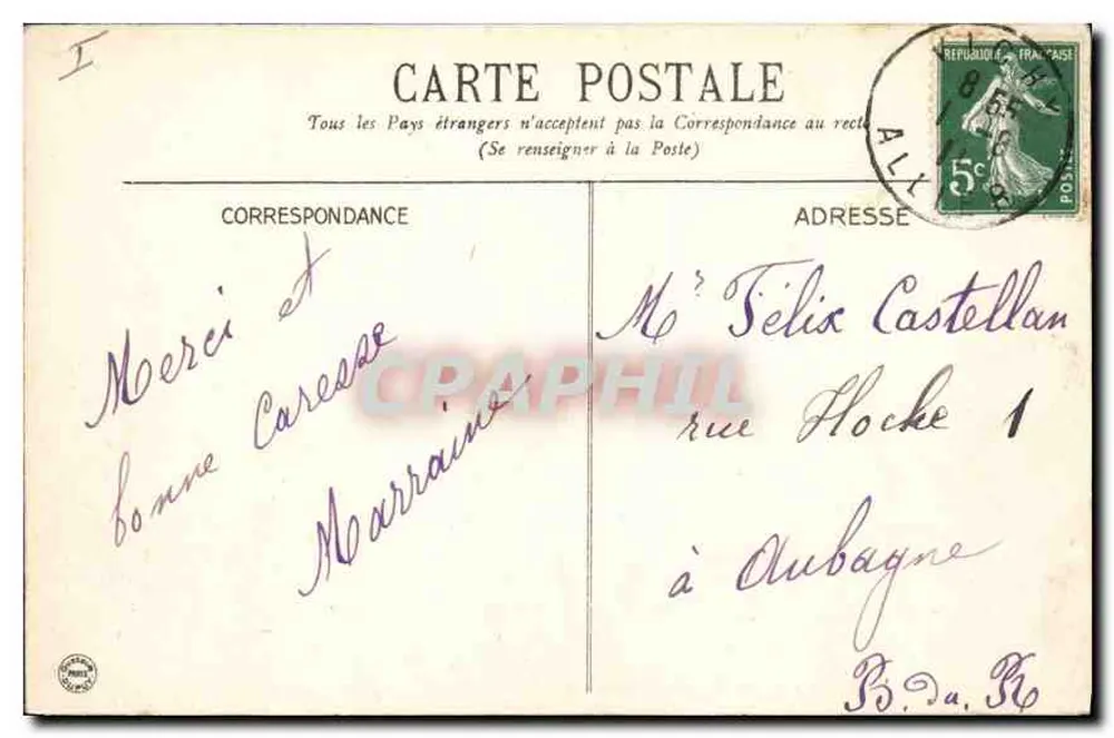 Vichy — Hôtel-de-Ville — G.D. - Achterkant