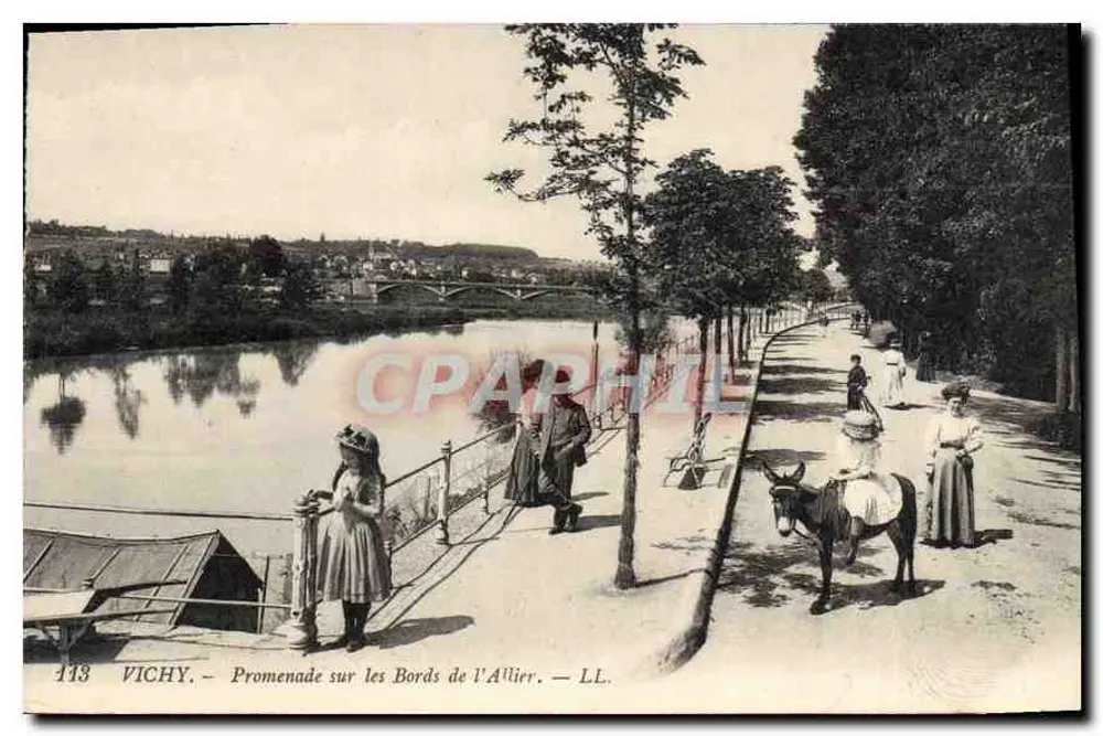 Vichy — Promenade am Ufer der Allier — LL. n° 113 - Vorderseite