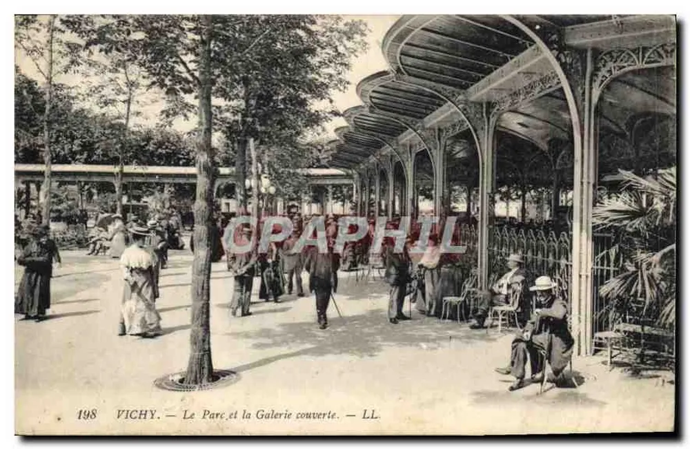 Vichy — Il Parco e la Galleria coperta — LL. n° 198 - Recto