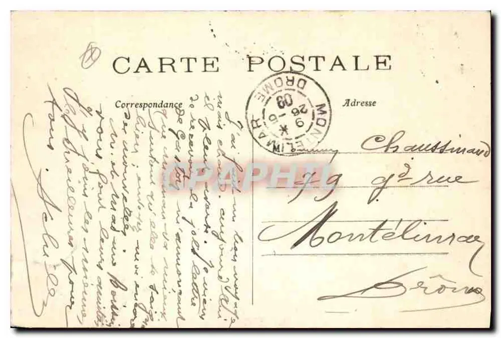 Paris — Der Sacré-Cœur von Montmartre und die Kirche St-Pierre — C. m. - Rückseite