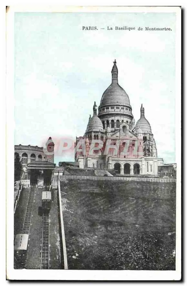 Paris — A Basílica de Montmartre — J.C. Paris - Frente