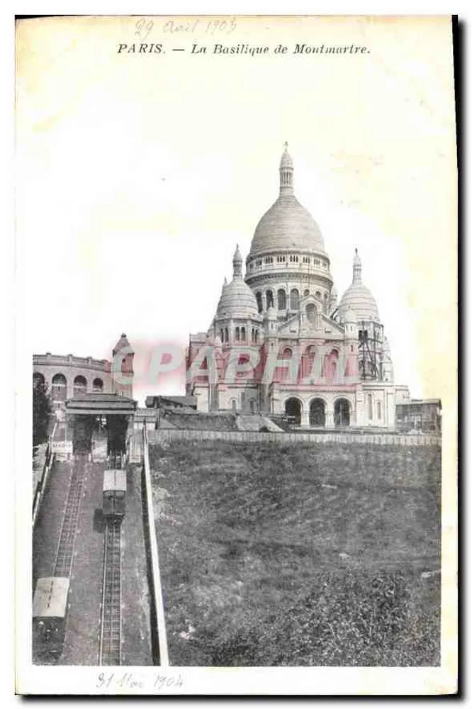 Paris — A Basílica de Montmartre - Frente