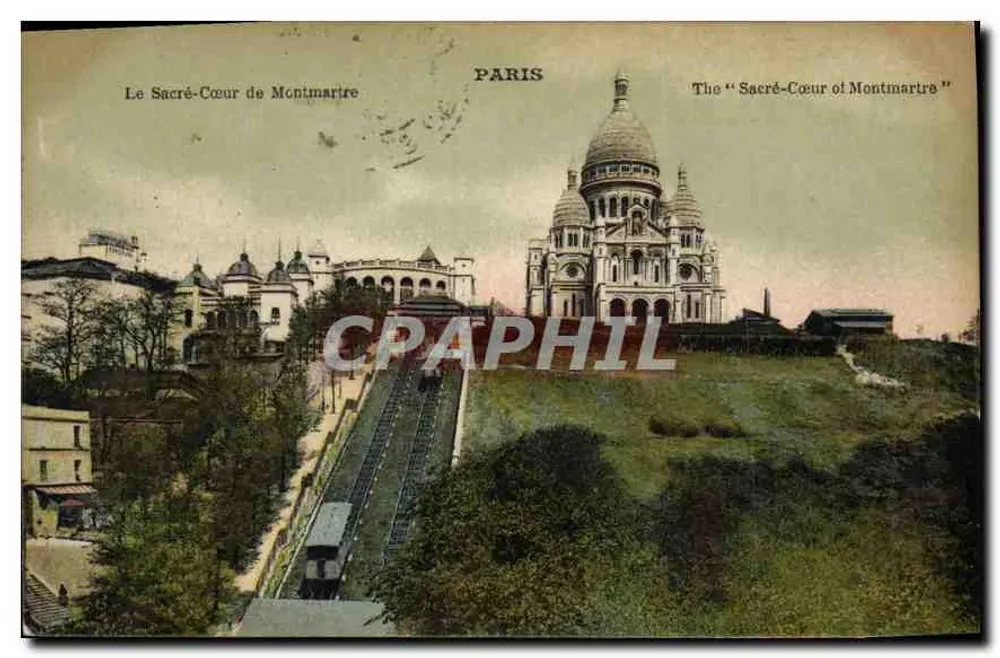 Das Heilige Herz von Montmartre — Paris — unbekannter Verlag, Seriennummer nicht sichtbar - Vorderseite