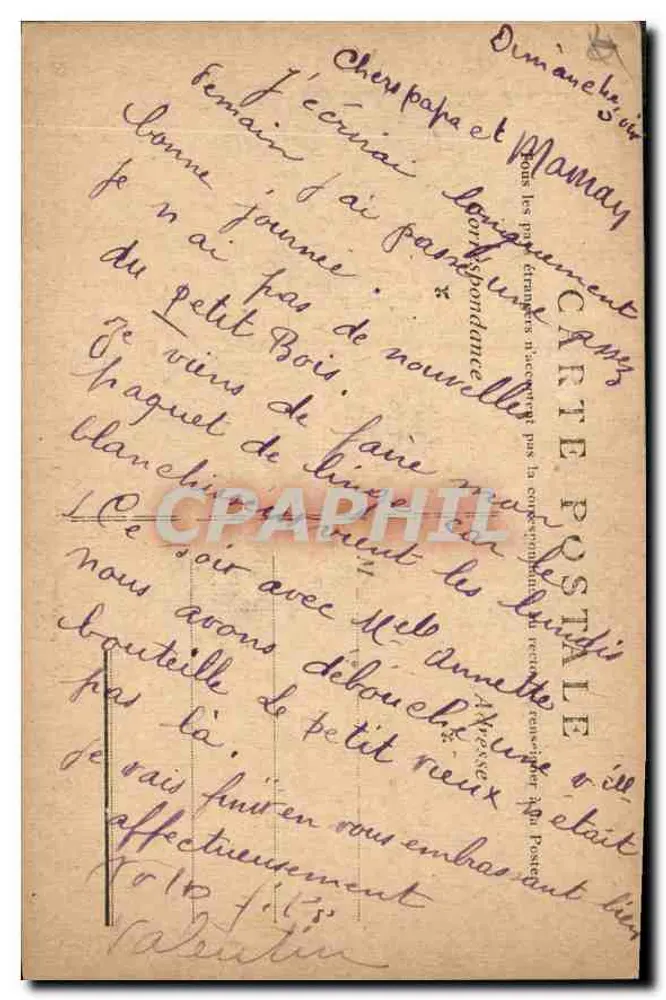 PARIS — Igreja do Sagrado Coração — GENGANNE & CO. N° 101 - Verso