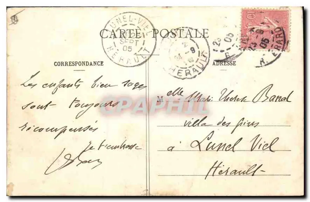 Basilika des Heiligen Herzens, auf dem Montmartre-Hügel — Paris — n°326 - Rückseite