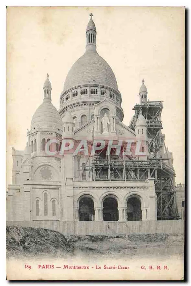 PARIS — Montmartre — Das Heilige Herz — G. B. R. R. — n°189 - Vorderseite