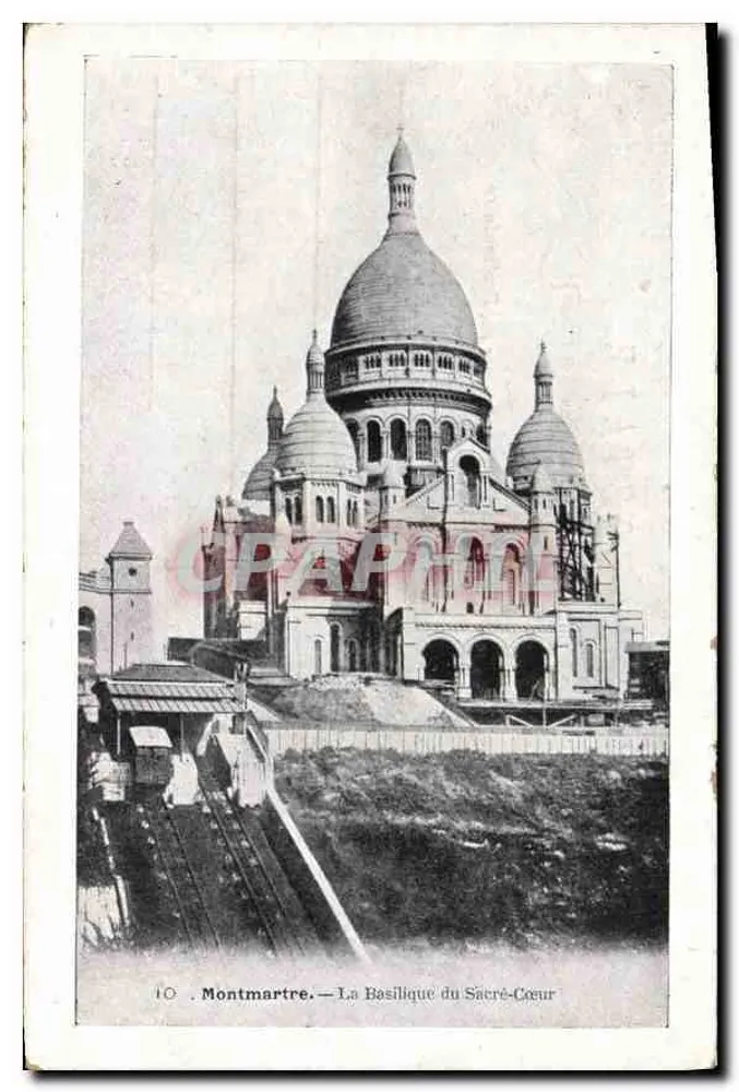 Montmartre — A Basílica do Sagrado Coração - Frente