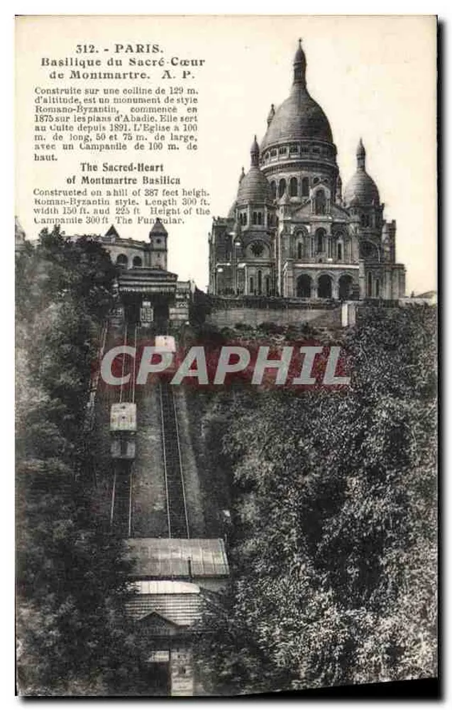 Basilika des Heiligen Herzens von Montmartre — Paris — A.P. n° 512 - Vorderseite
