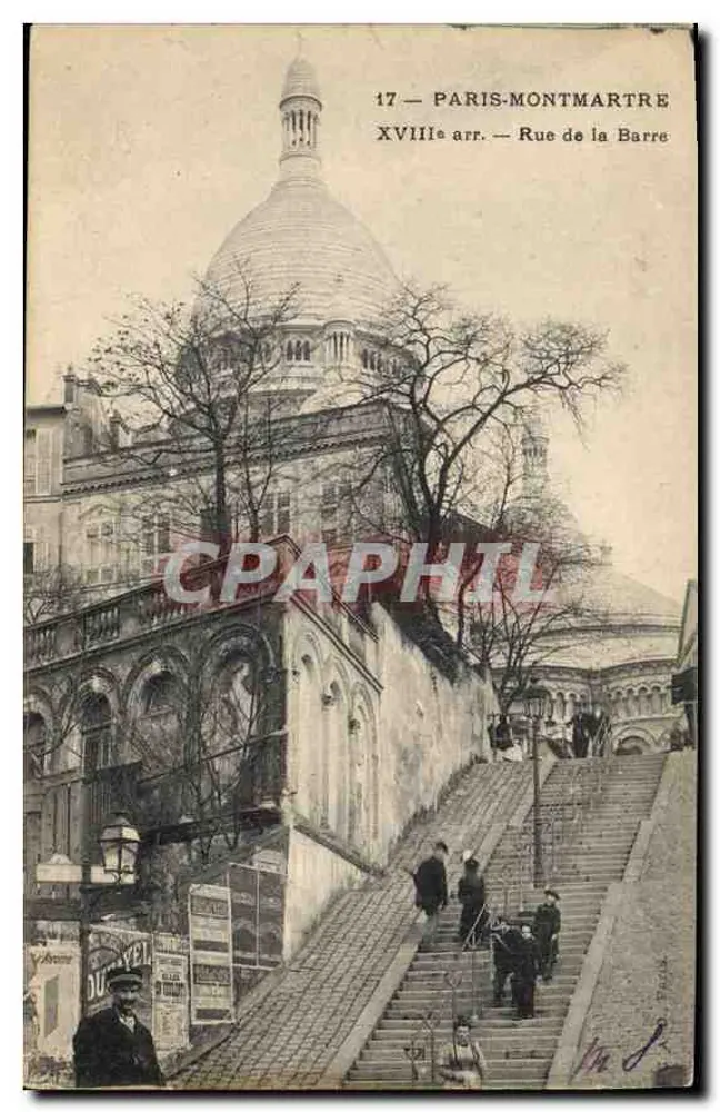 Sacre-Cœur de Montmartre — Ansicht von der Rue de la Barre — Verlag DUMYER - Vorderseite