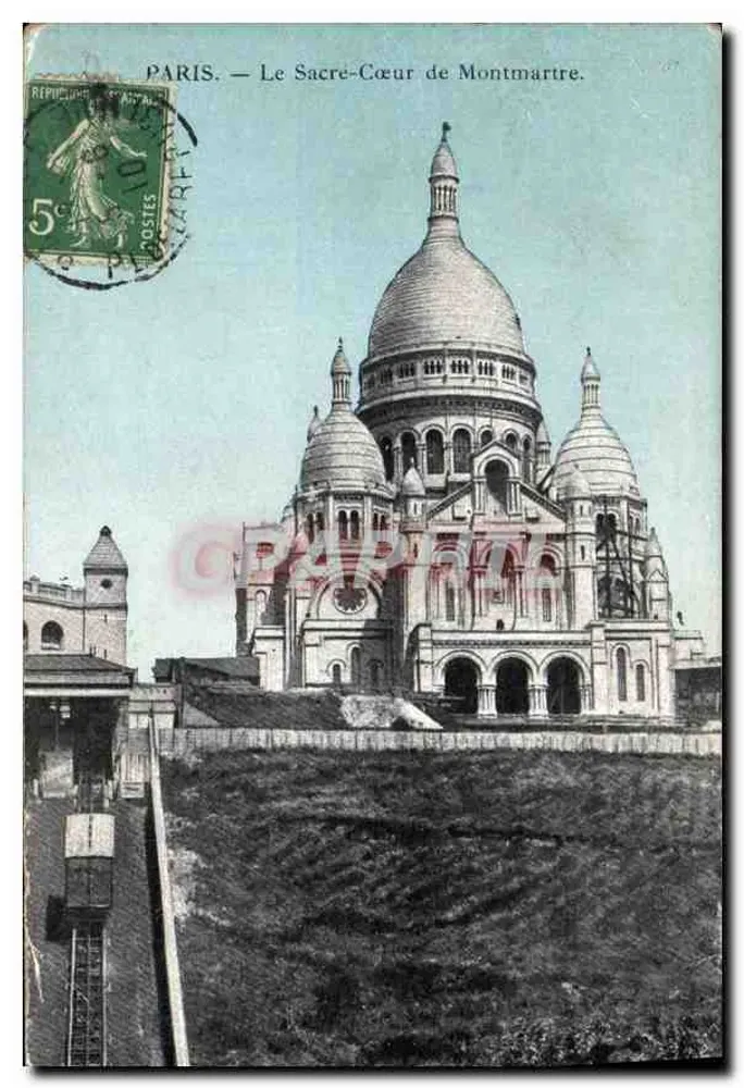 Paris — Le Sacré-Cœur de Montmartre — Éditeur : Paris, n° 17 - Frente