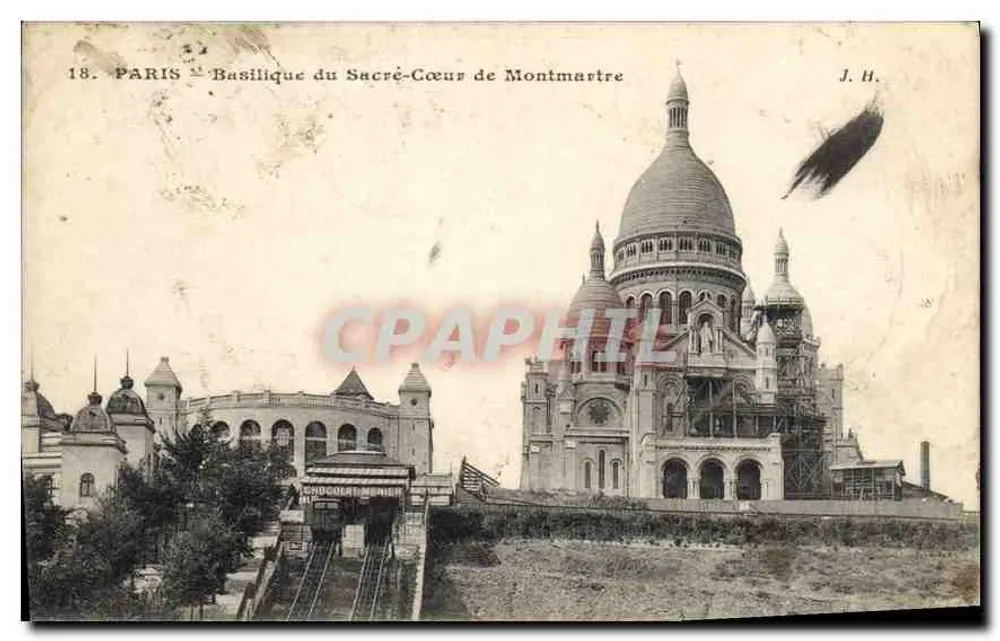 Paris — Basilika des Heiligen Herzens von Montmartre — J. H. n°18 - Vorderseite