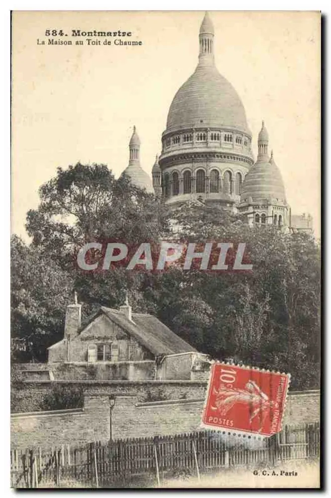 Montmartre — Das Haus mit dem Dach aus Stroh — G. C. A. Paris Nr. 584 - Vorderseite