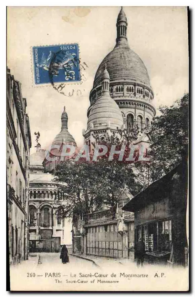 PARIS — Der Sacré-Cœur von Montmartre — A.P. - Vorderseite