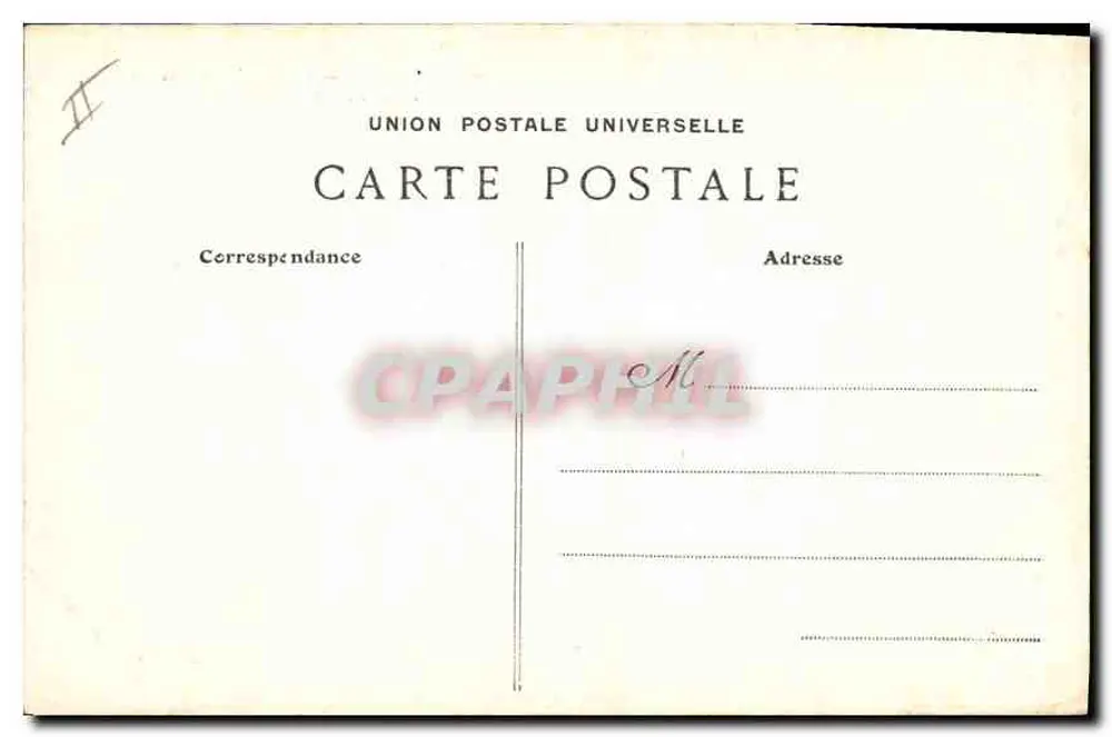 Montmartre — Perspektive auf die Basilika und Saint-Pierre von Montmartre — G. C. A. Paris, n° 685 - Rückseite