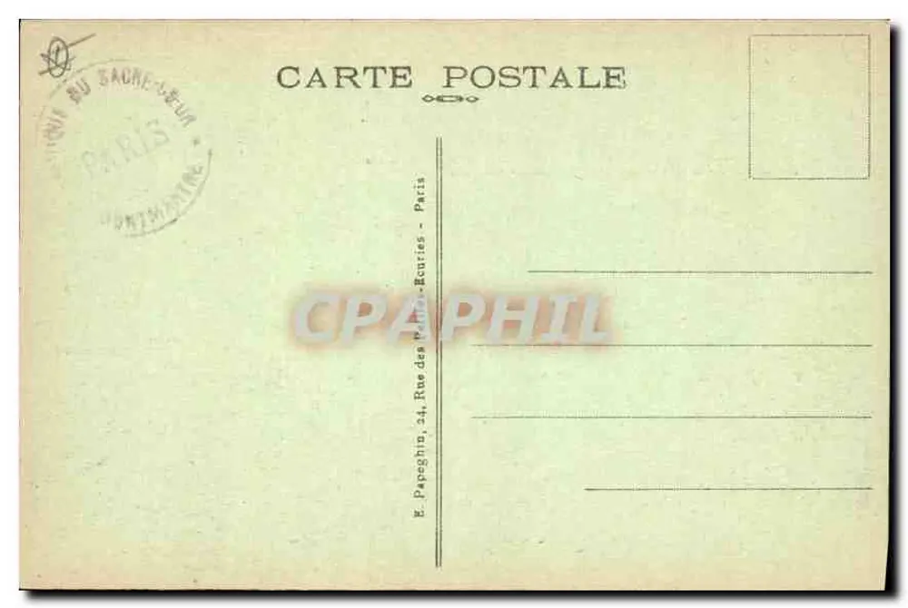 Paris — Seilbahn und Basilika des Heiligen Herzens — A. P. n° 459 - Rückseite