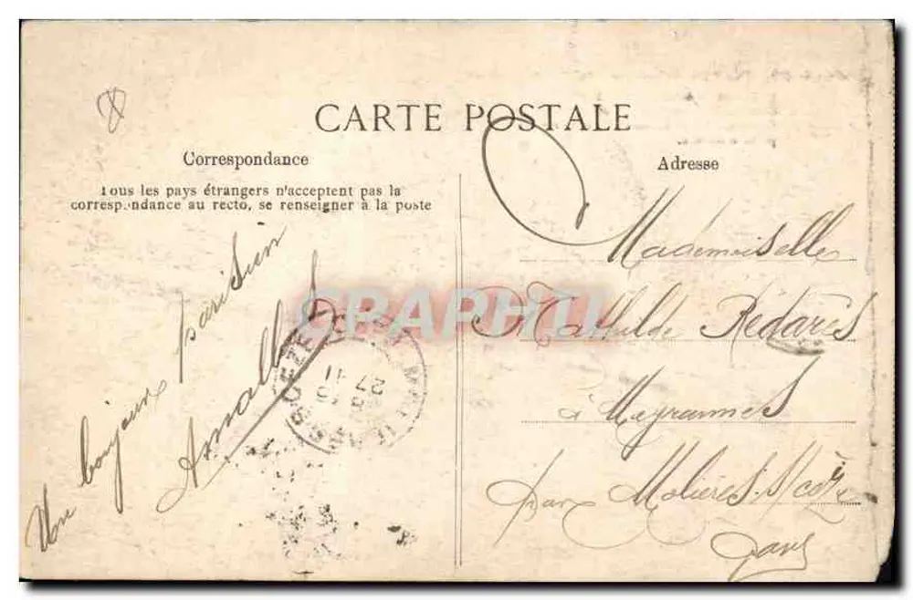 Paris — Igreja do Sagrado Coração — Chocolat-Meunier - Verso