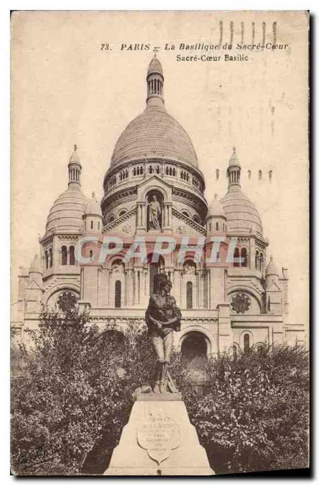 Paris — A Basílica do Sagrado Coração — Graphphil, n°73 - Frente