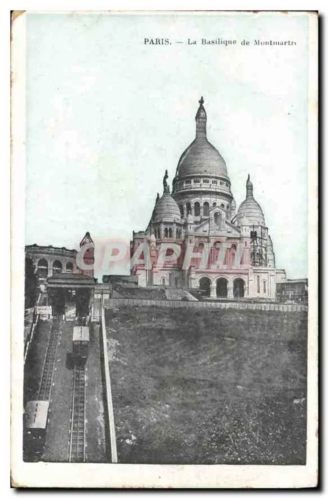 Paris — A Basílica de Montmartre — Editor: G. P. G. (n° 10) - Frente