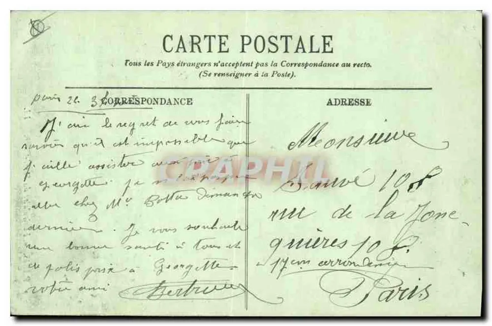 Parigi — Funicolare del Sacré-Cœur — L.L. - Verso