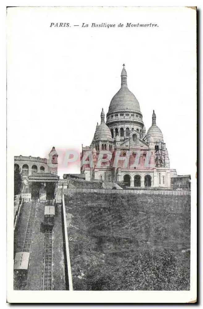 Parijs — De Basiliek van Montmartre - Voorkant