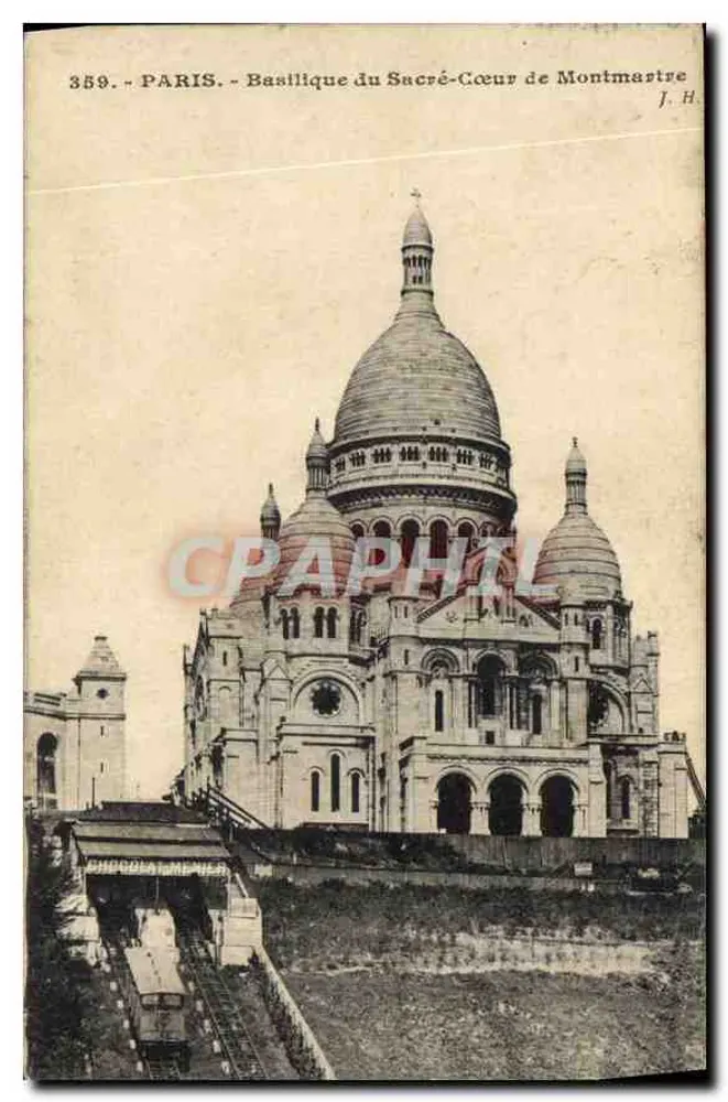 Paris - Basilika des Heiligen Herzens von Montmartre — J. H. — n° 389 - Vorderseite