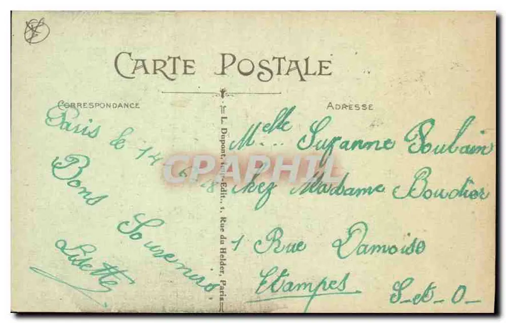 PARIS — Le Sacré-Cœur — L. D. - Verso