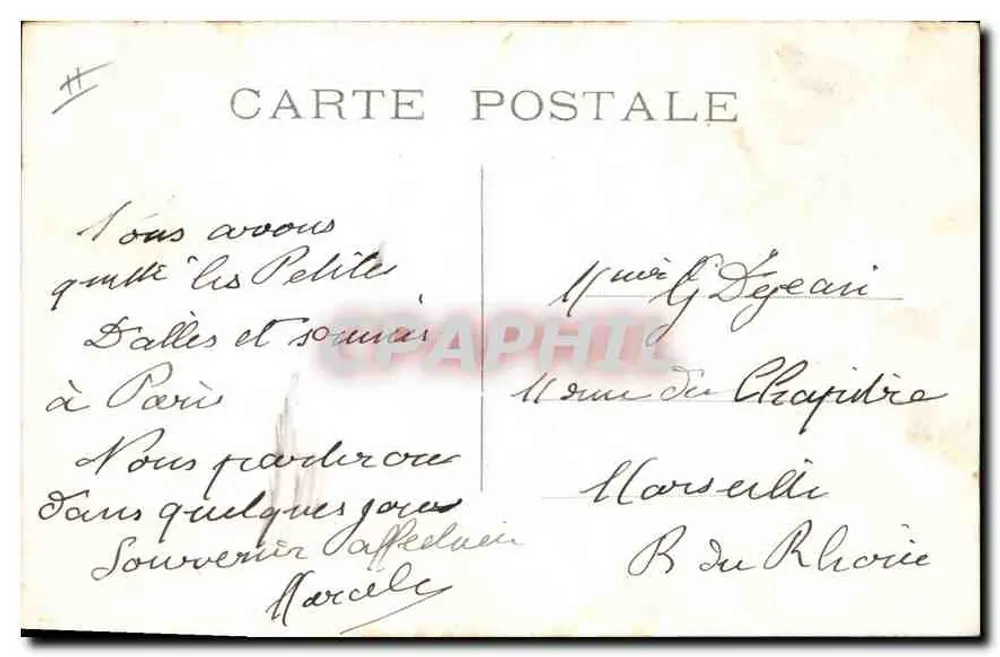 Paris — Sacré Cœur — JULES LEBE — n° 10 - Verso
