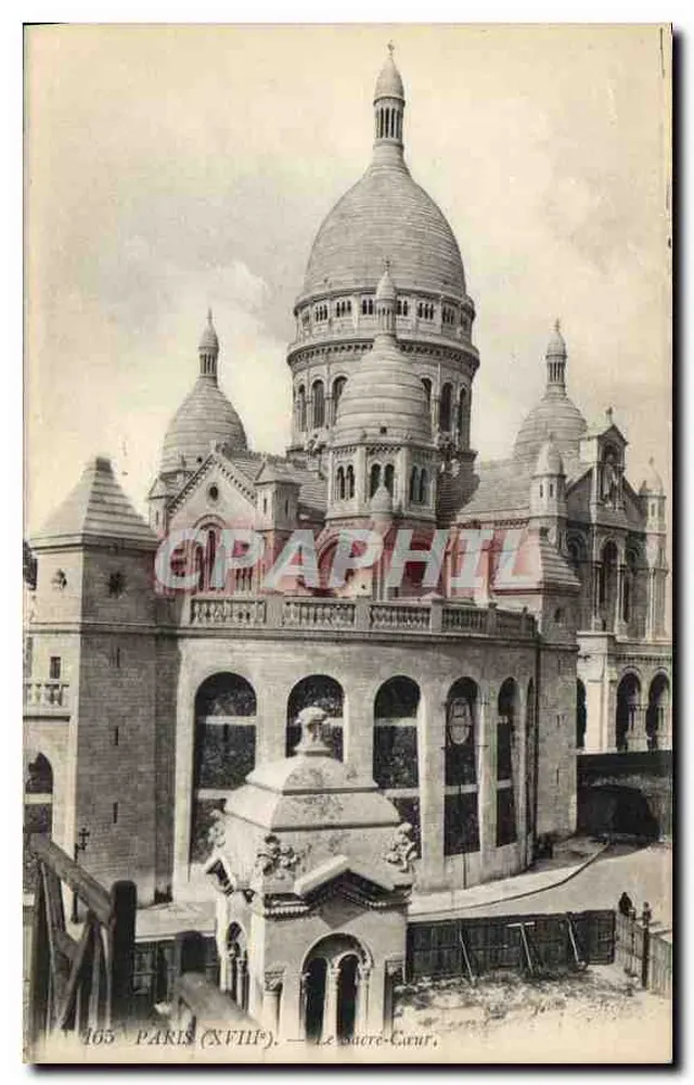 Paris (XVIIIe) — A Sacré-Cœur — n°165 - Frente