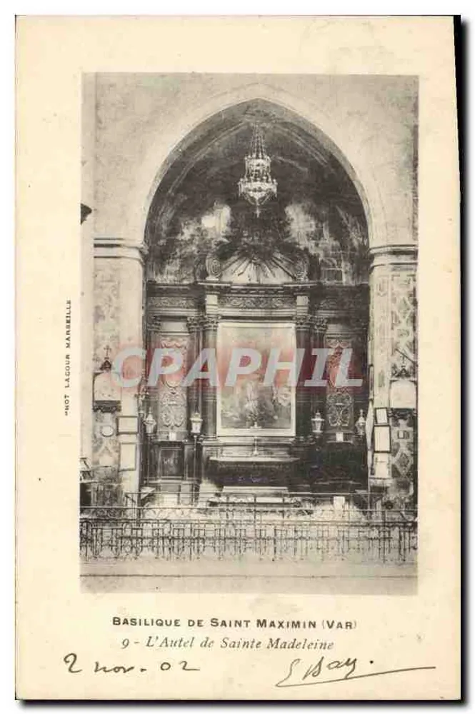 Basilika von Saint Maximin (Var) — Der Altar der Sainte Madeleine — Not Lagour Marseille - Vorderseite