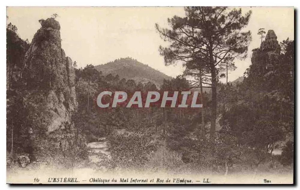 L'ESTÉREL — Obélisque do Mal Infernet e Roc do Bispo — LL. — Série 16 - Frente