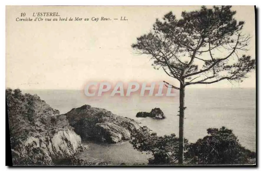 L'ESTEREL — Ansicht der Corniche d'Or am Rand des Meeres bei Cap Roux — LL. n°10 - Vorderseite