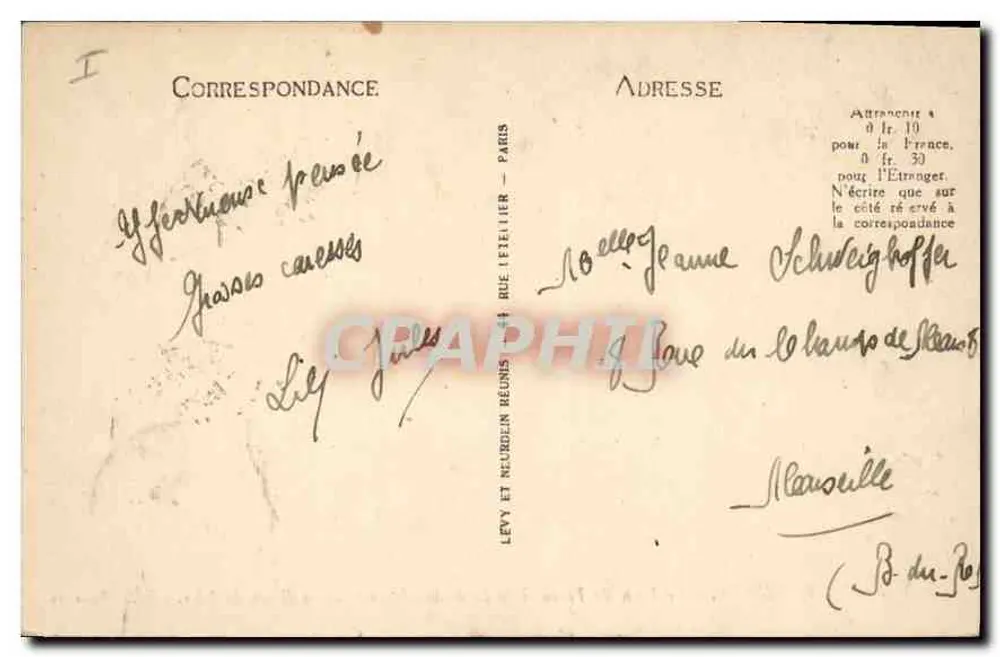Saint-Raphaël - Der Land-Löwe und der Meer-Löwe von der Nice-Route gesehen - Selecta - Rückseite
