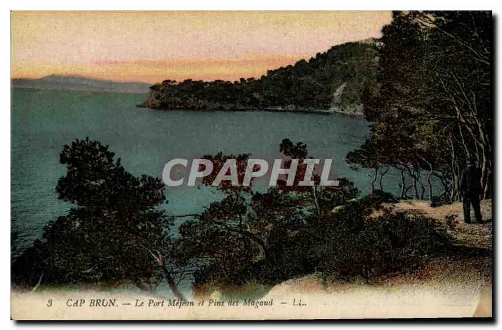 Cap Brun — Le Port Méjean und Pins des Magaud — Li. — Verleger Li. (n°3) - Vorderseite