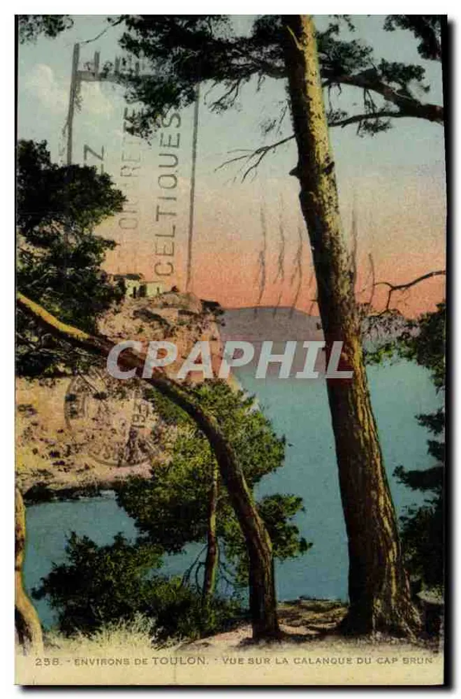Umgebung von Toulon — Ansicht der Calanque du Cap Brun — Éditions Celtiques, n°258 - Vorderseite