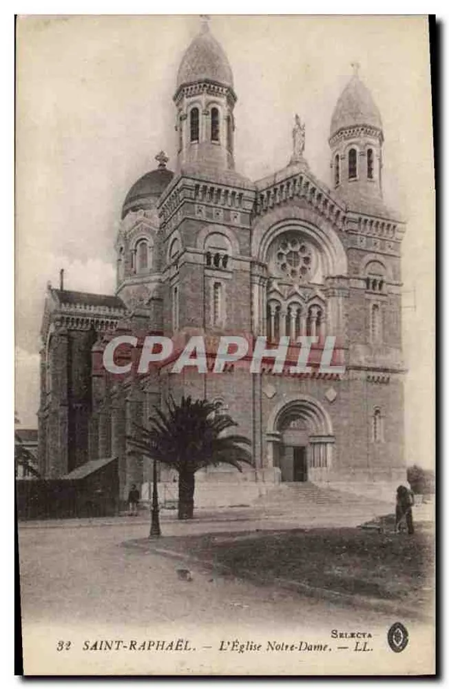 Saint-Raphaël — A Igreja Nossa Senhora — Selecta LL. n°32 - Frente