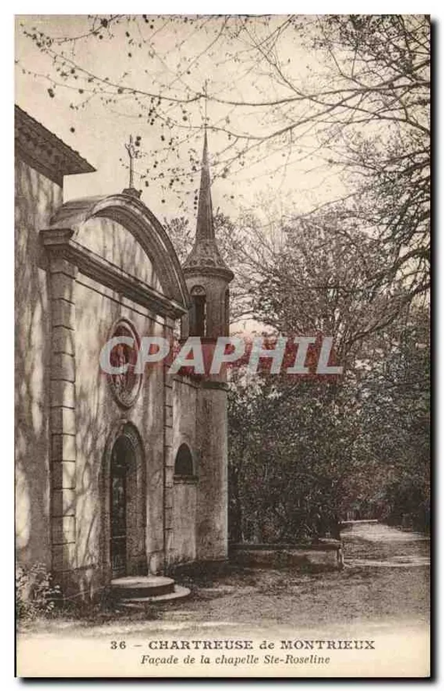 Chartreuse de Montrieux — Fassade der Kapelle Ste-Roseline — Edition F. Duce et Cie, Marseille - Vorderseite