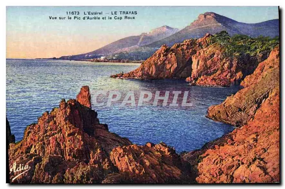 Der Estérel — Le Trayas — Blick auf den Pic d'Aurèle und Cap Roux — Adia - Vorderseite