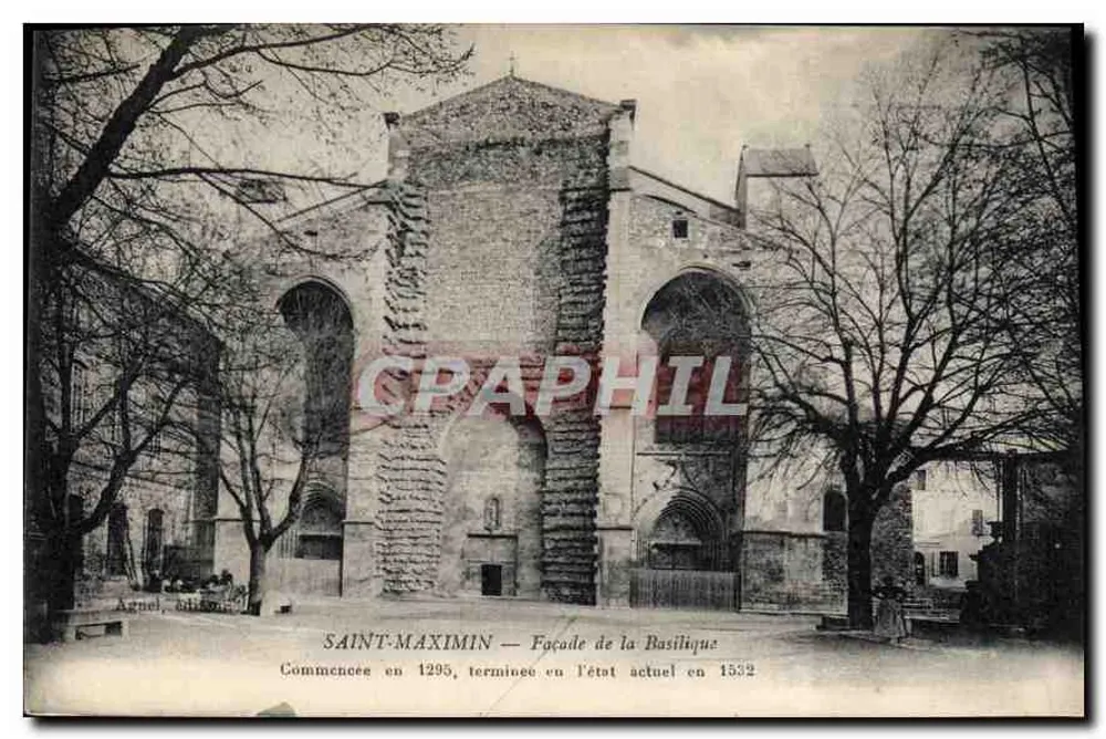 Saint-Maximin — Fachada da Basílica — Aguel, Edição - Frente
