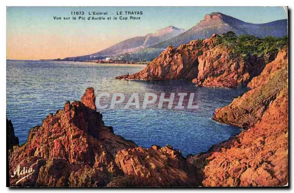 Der Estérel — LE TRAYAS — Blick auf den Pic d'Aurèle und Cap Roux — Adia - Vorderseite