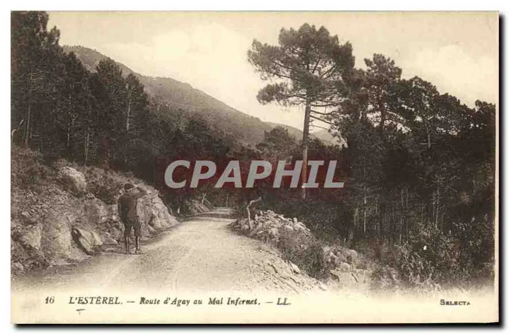 L'ESTÉREL — Estrada de Agay para o Mal Infernét — Selecta - Frente