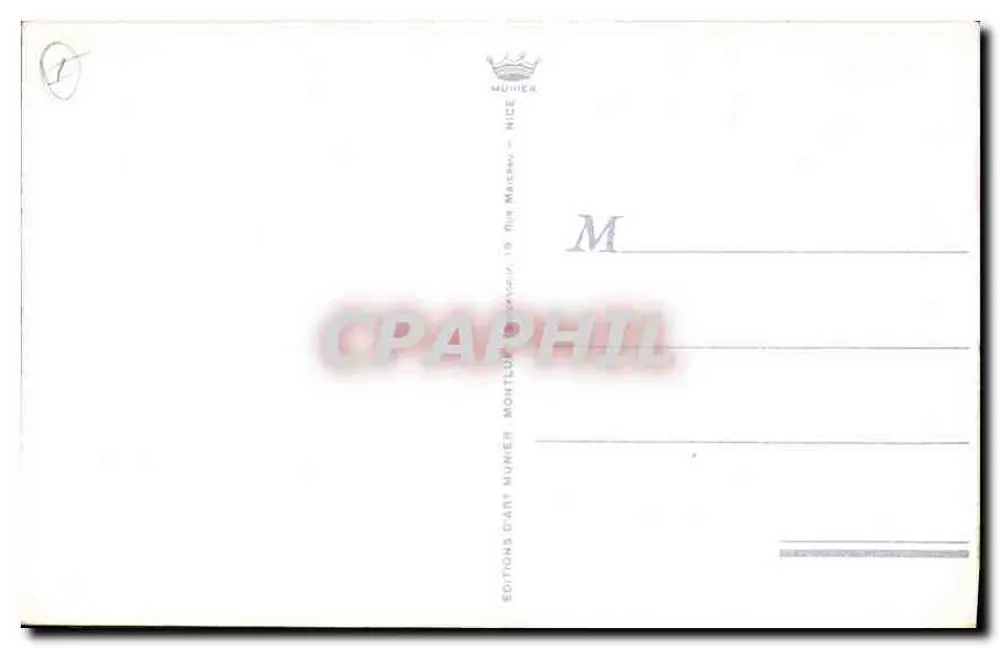 Le Trayas (Var) — Pic d'Aurèle e Cap Roux — Éditions d'Art Munier, Nice - Verso