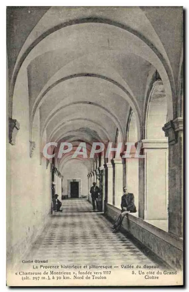 Chartreuse de Montrieux — Vallée du Gapeau — Ein Teil des Großen Cloisters - Vorderseite