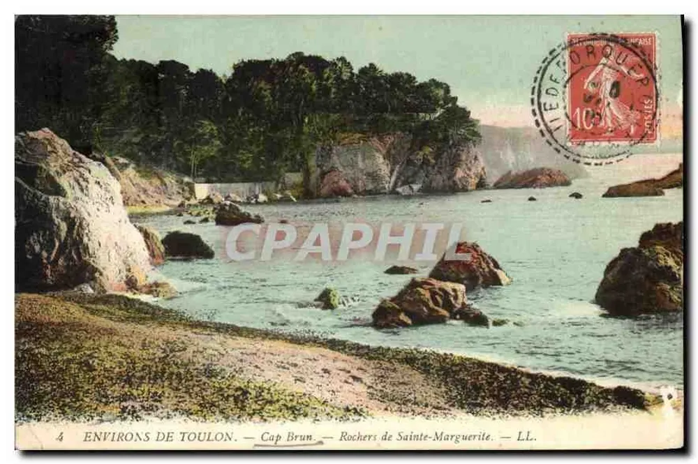 Um Toulon — Cap Brun — Felsen von Sainte-Marguerite — LL. - Vorderseite