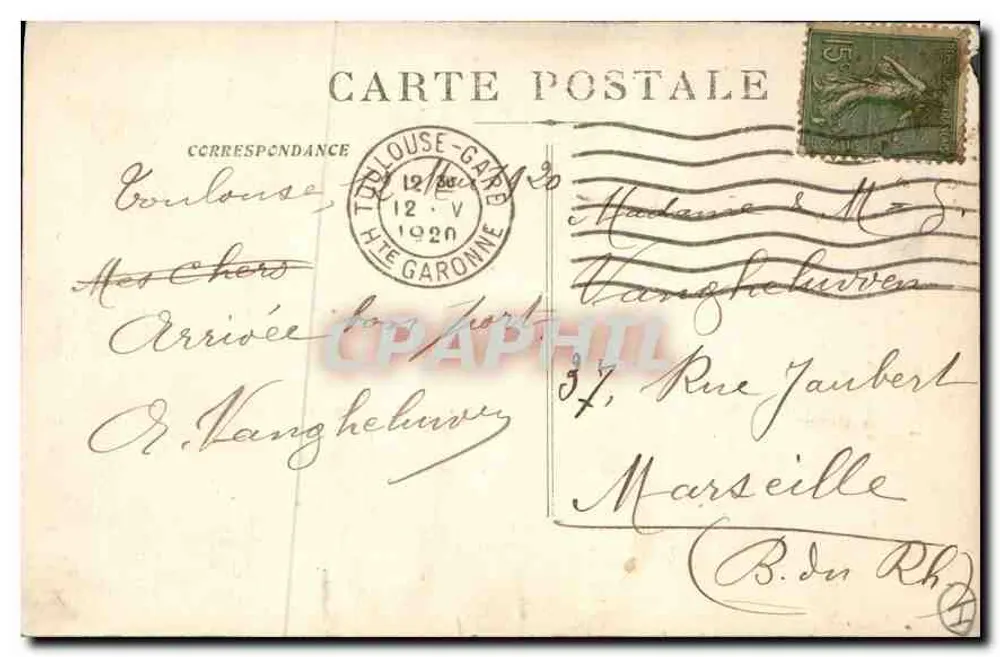 Nossa Senhora da Consolação de Hyères — Lembrança de Nossa Senhora da Consolação de Hyères — Padre C. Chapeau - Verso