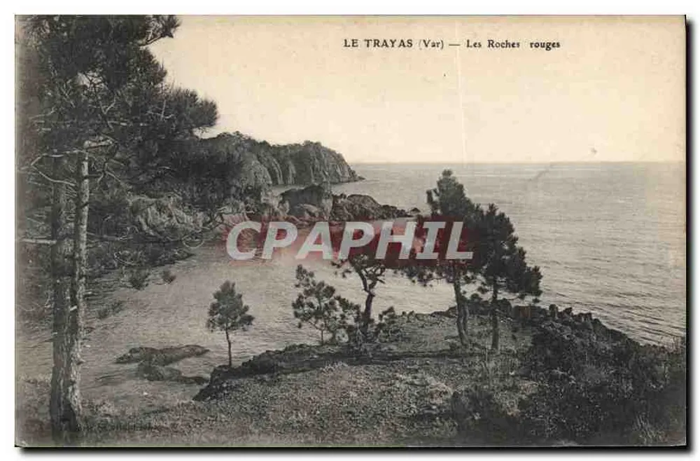 Le Trayas (Var) — As Rochas Vermelhas - Frente