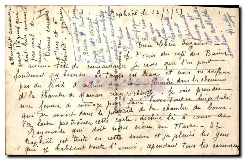 St-Raphaël (Var) — Boulevard Félix-Martin — Hotel Les Algues — Photo Munier - Rückseite