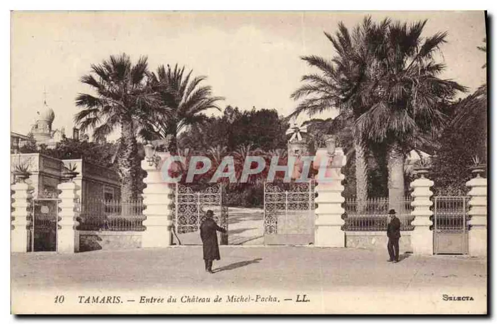 Tamaris — Eingang zum Schloss Michel-Facha — Selecta - Vorderseite
