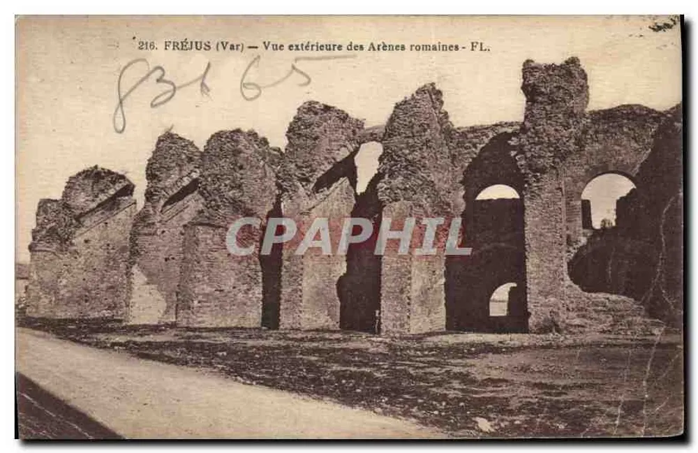 Fréjus (Var) — Aussicht von den römischen Arenen — FL, n°216 - Vorderseite